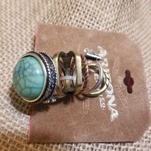 Arizona Jean Co - 6 multitone rings